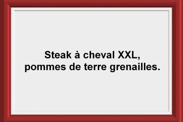 Plat du jour Restaurant Les Saveurs du potager